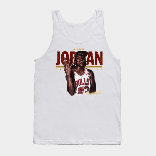 Michael Jordan Halftime Tank Top by wsyiva